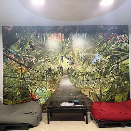 αρέθουσα Jungle τριάρι 65τμ. Сasa de vacaciones *